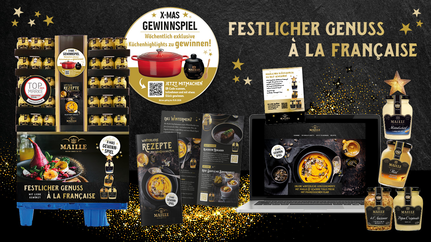 Maille X-Mas POS Display