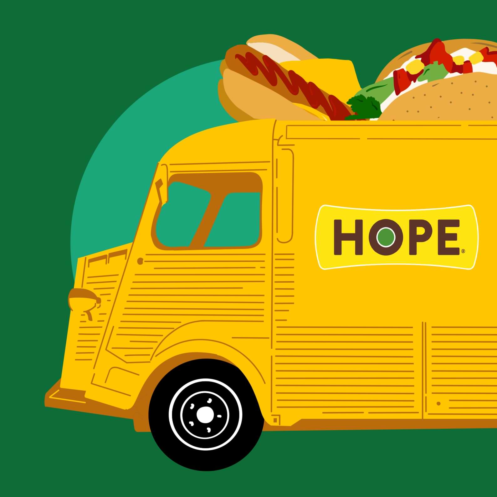 HOPE Foodtruck Display